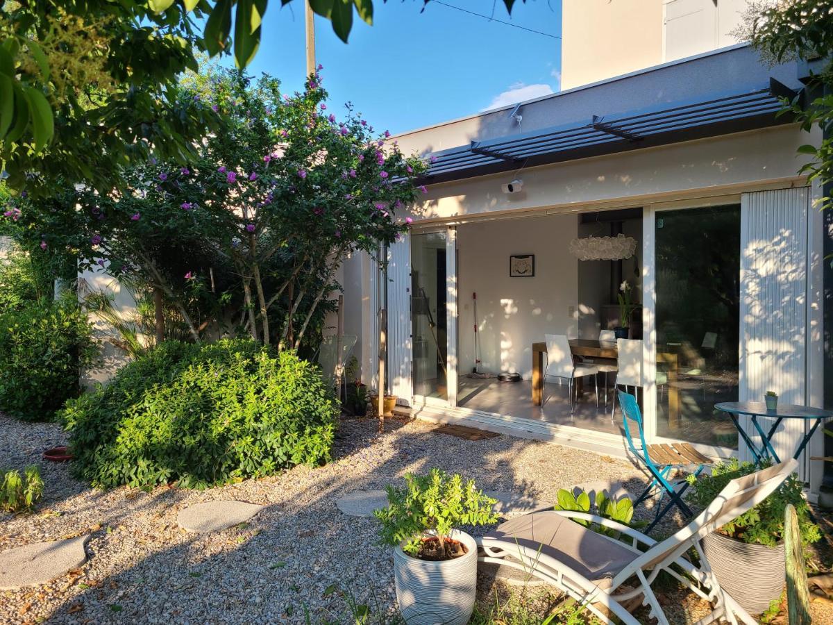 Ferienwohnung Chez Nous Dans Notre Petit Jardin Montpellier Exterior foto