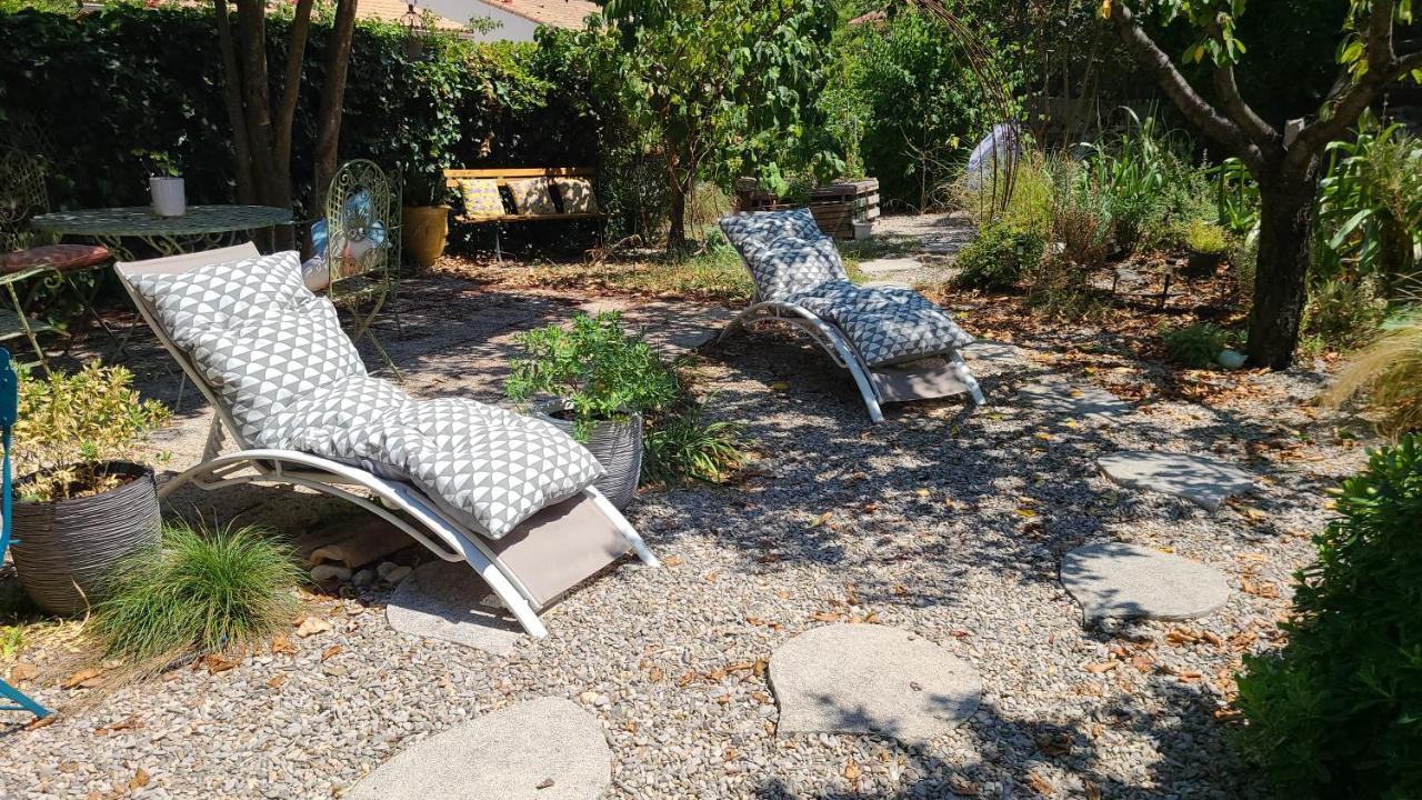 Ferienwohnung Chez Nous Dans Notre Petit Jardin Montpellier Exterior foto